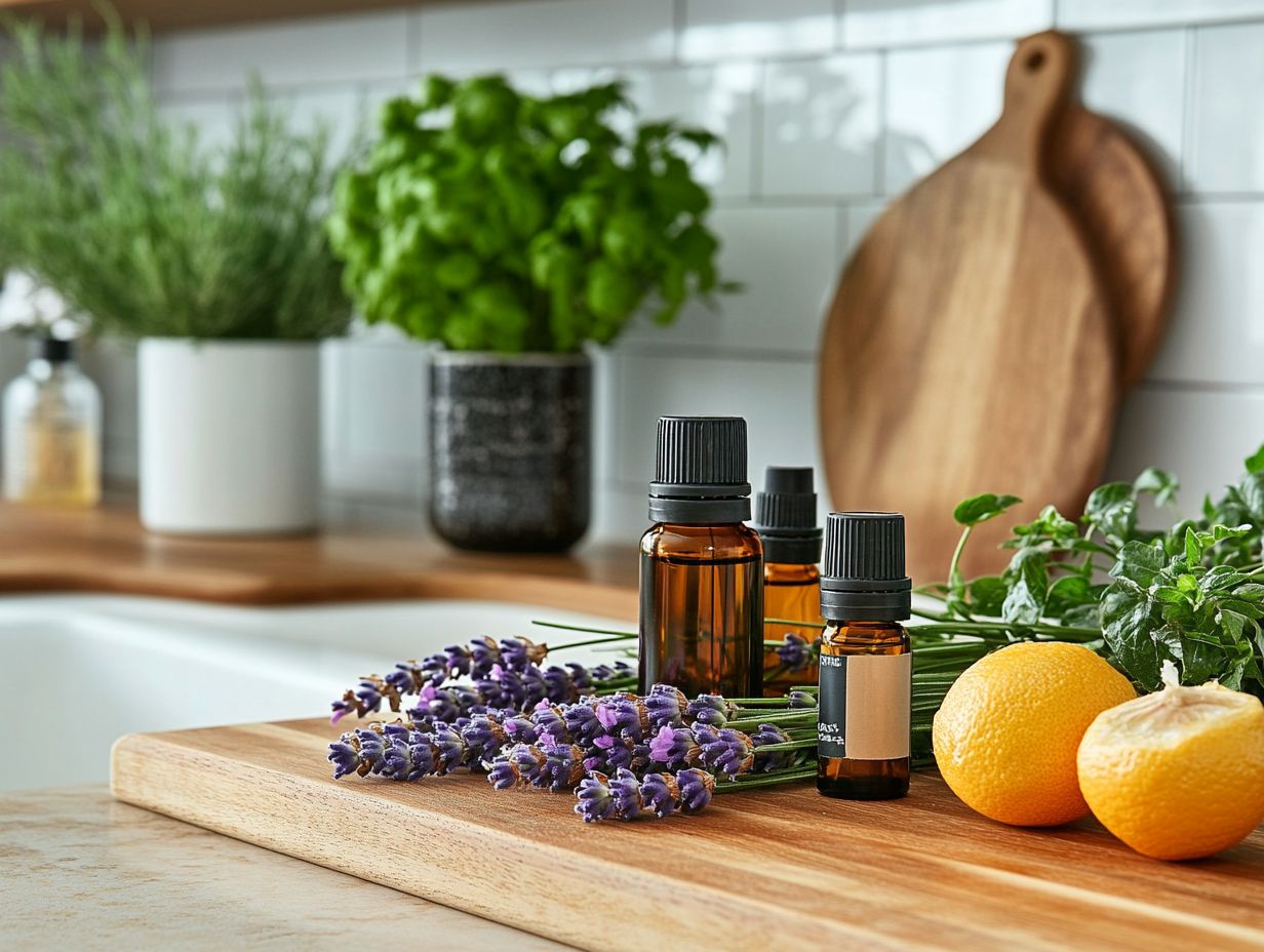 Infographic on Precautions and Safety Tips for Cleaning with Essential Oils