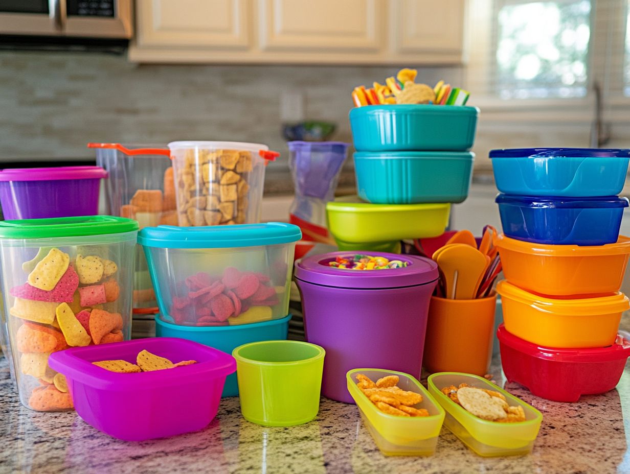 A child-proof container that is closed and locked to keep harmful substances out of reach