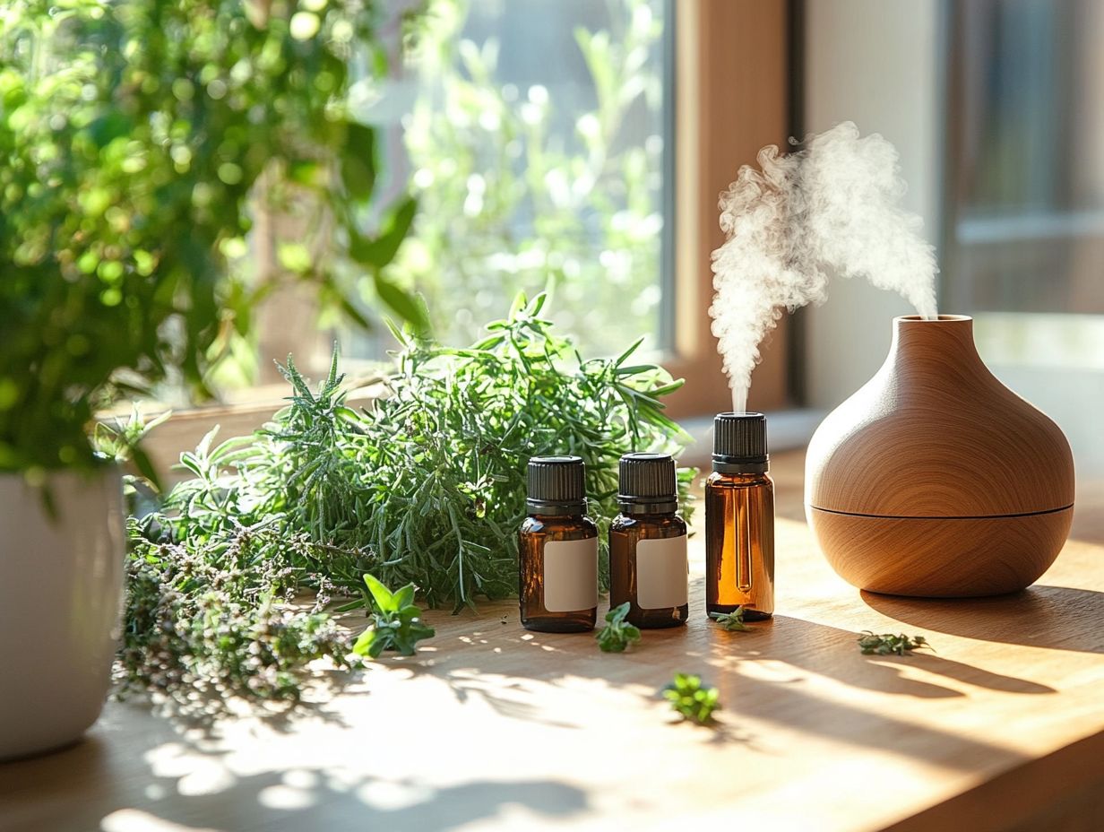 What are the best essential oils to use for cleaning my kitchen?