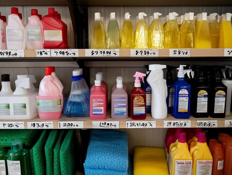 The Best Shelf Life for Common Cleaners