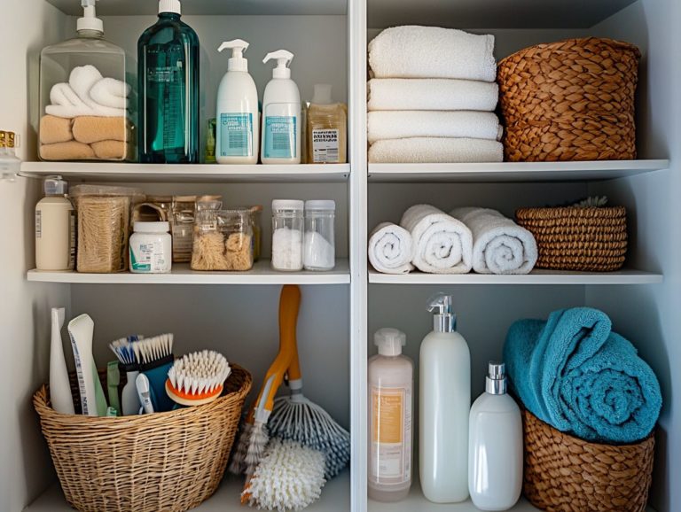 The Best Storage Spots for Cleaners