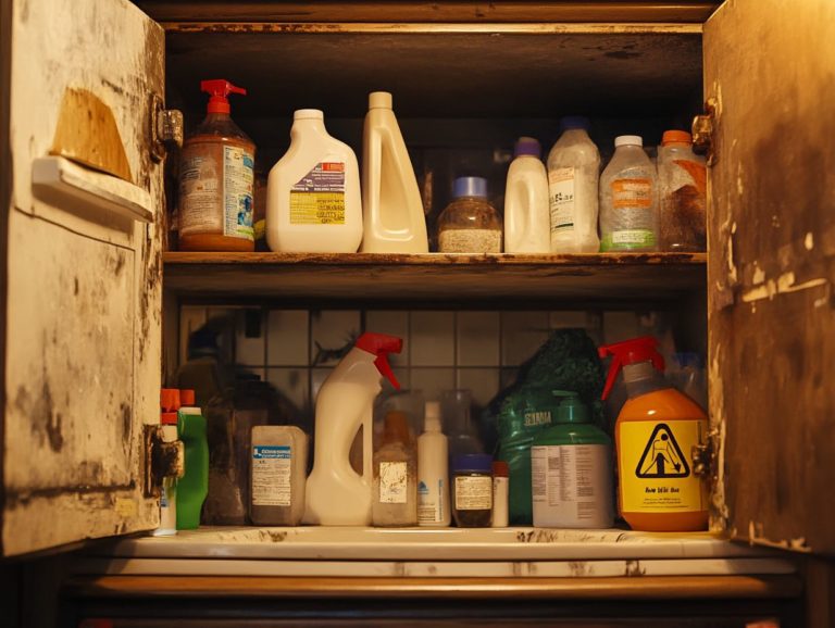 The Dangers of Storing Cleaners Under the Sink