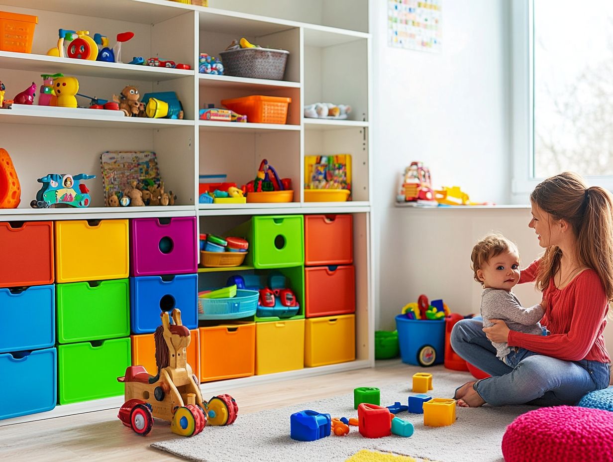 Visual representation of key takeaways for childproofing your home.