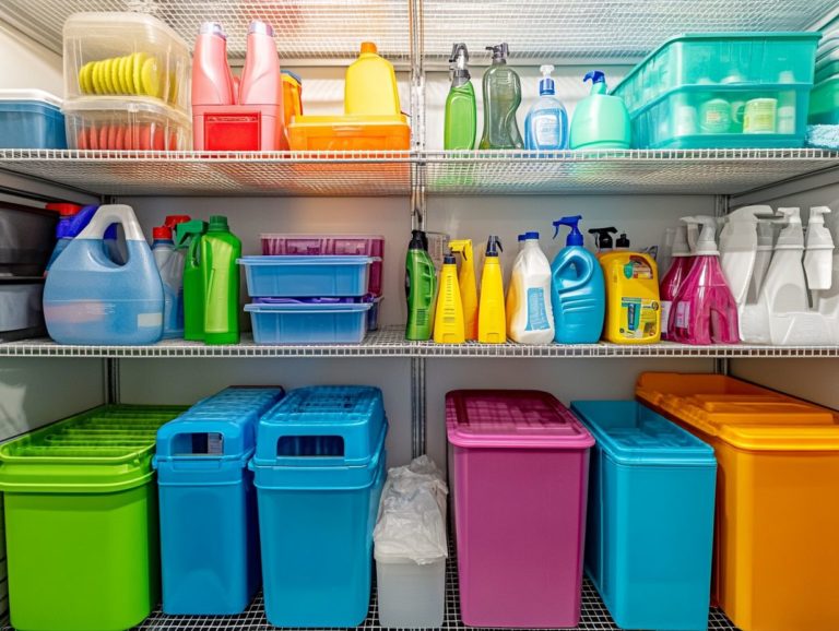 The Key Steps to Effective Cleaner Storage