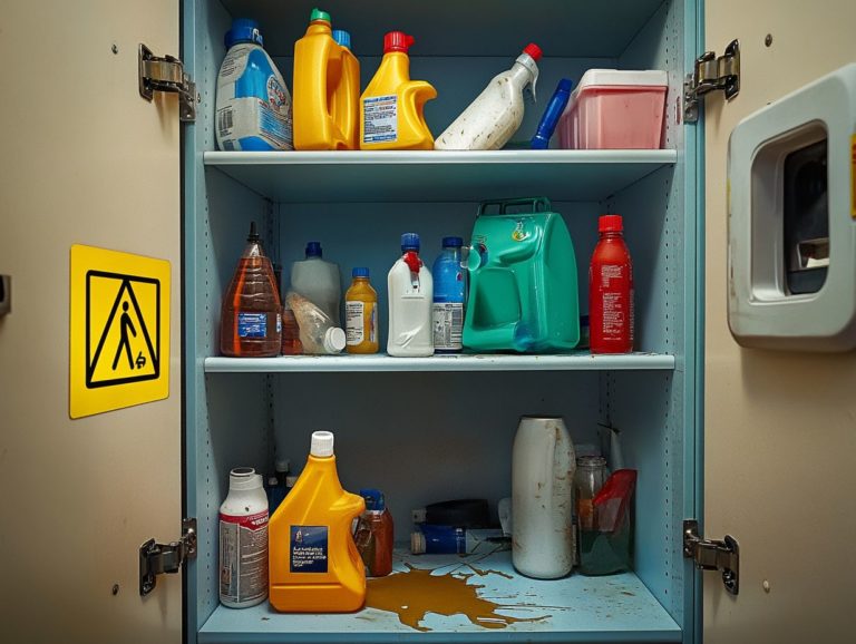 The Risks of Improper Cleaner Storage