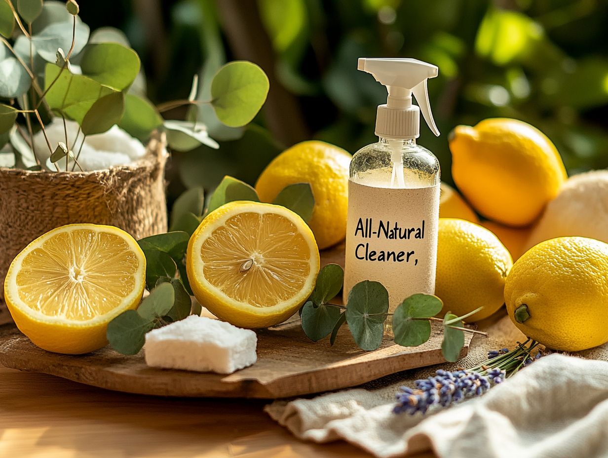 Are There Any Safety Concerns with Using Natural Cleaning Ingredients?