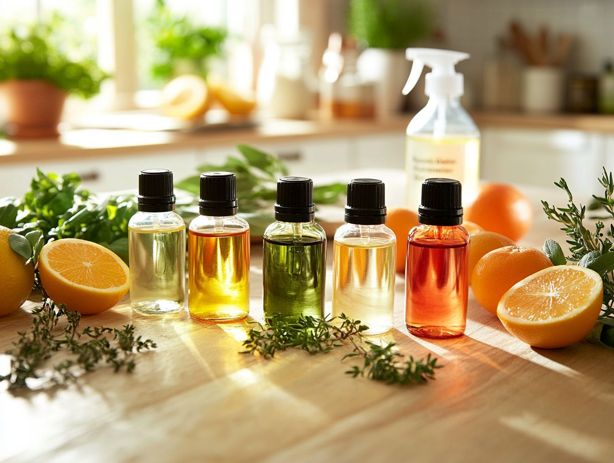 How Do Essential Oils Compare to Conventional Cleaning Products?