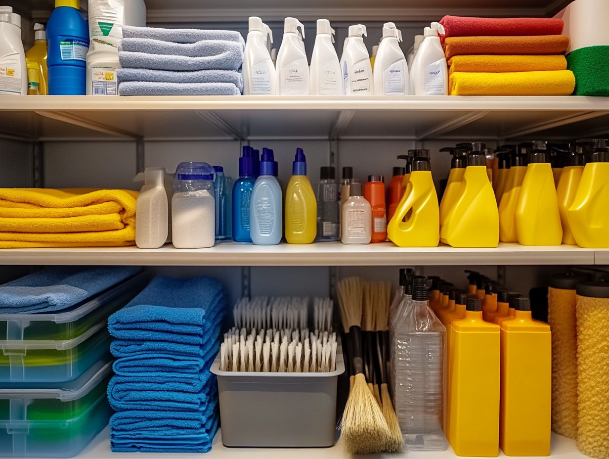 4. Don't Store Cleaning Supplies in Unmarked or Misleading Containers