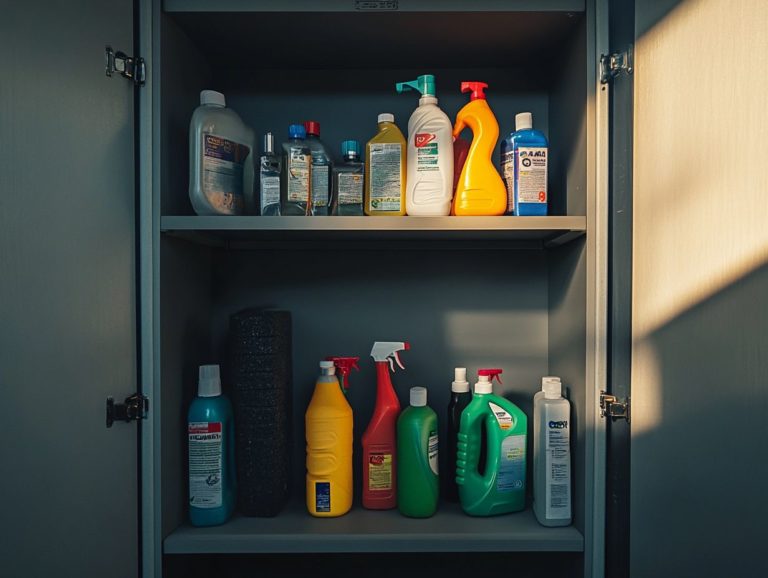 Tips for Storing Cleaners Away from Sunlight