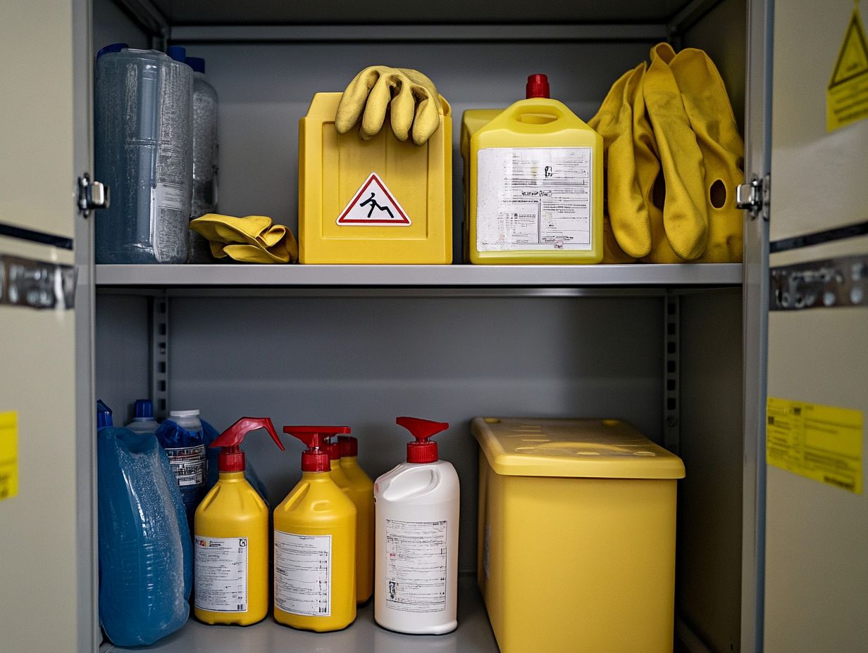 How to Keep an Inventory of Hazardous Cleaning Materials?