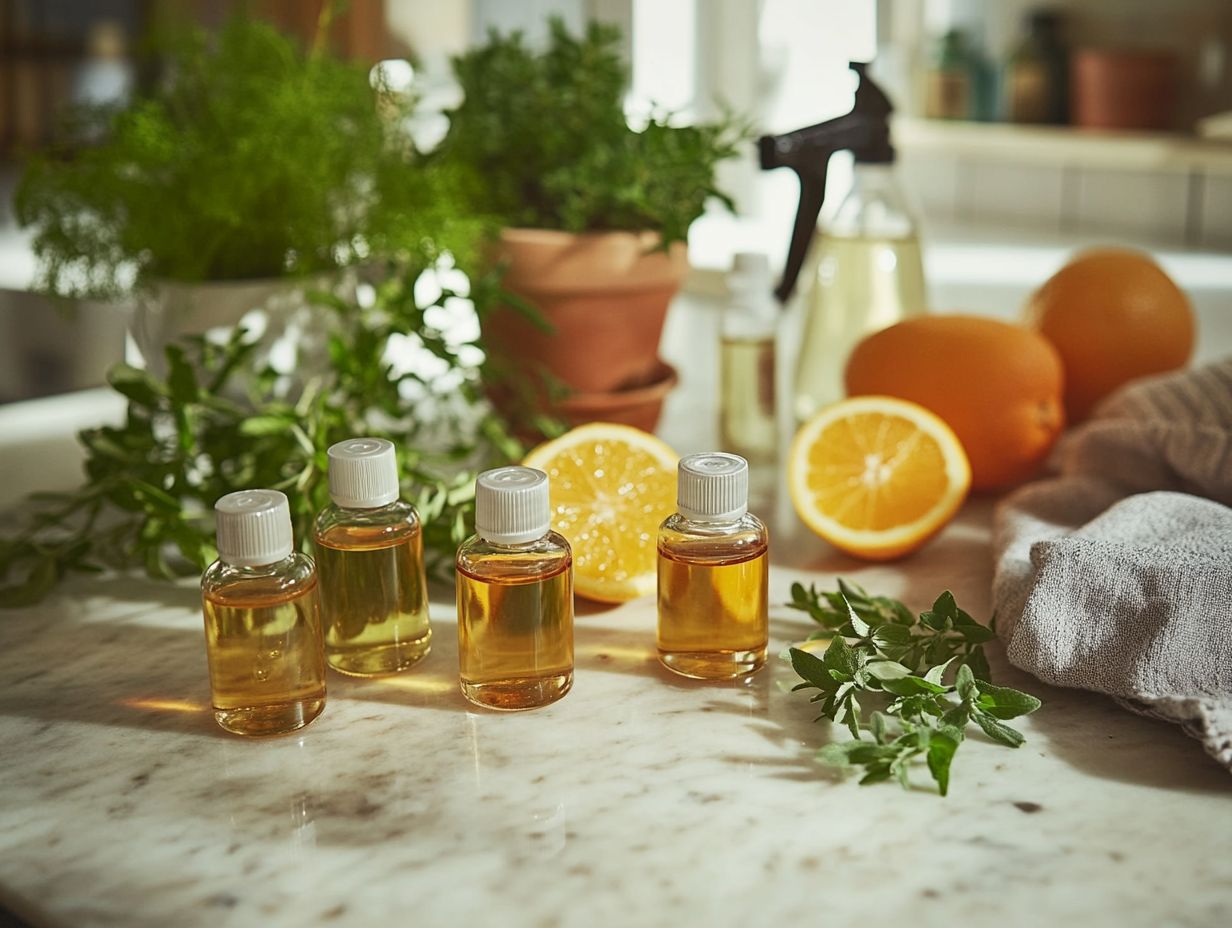 4. Orange and Clove Essential Oils