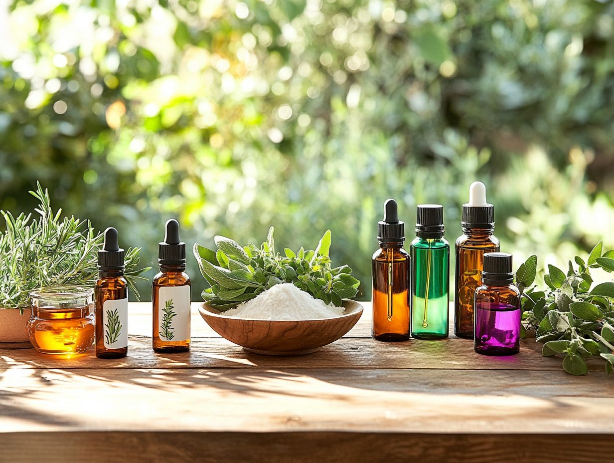 Image depicting frequently asked questions about using essential oils for natural cleaning