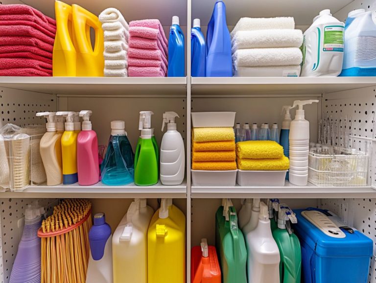 What Are the Best Storage Practices for Cleaners?