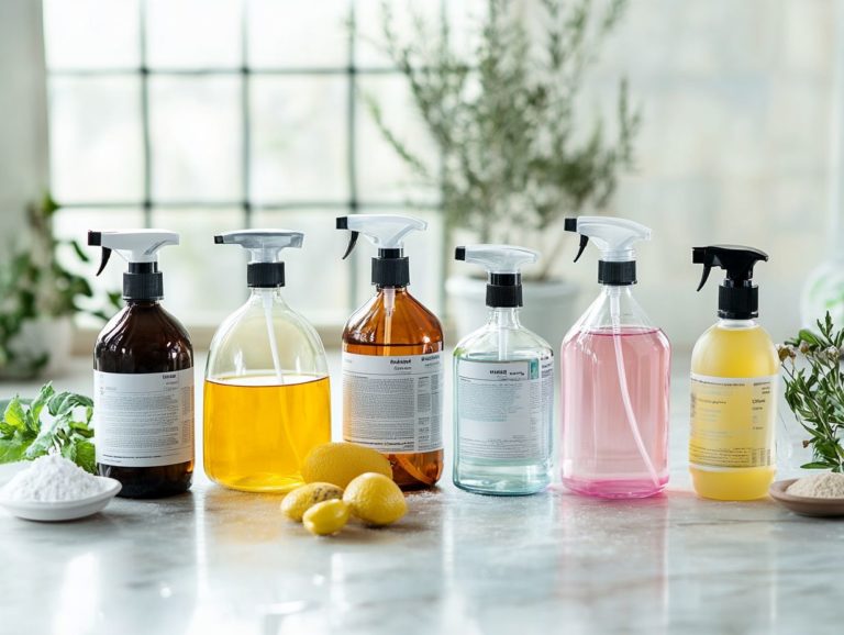 What Common Ingredients Are in Commercial Cleaners?