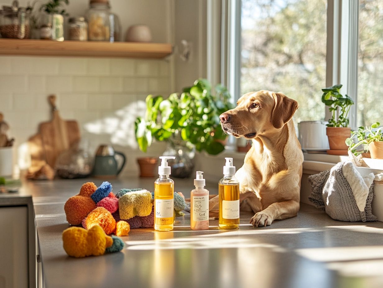 Homemade pet-safe cleaners