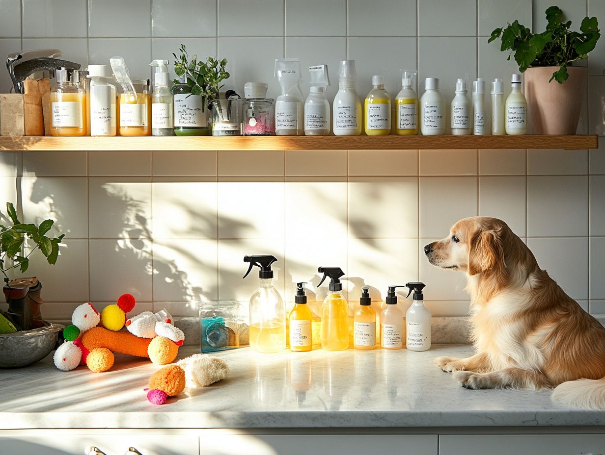 DIY cleaning solutions for pet owners dealing with paw prints and mud