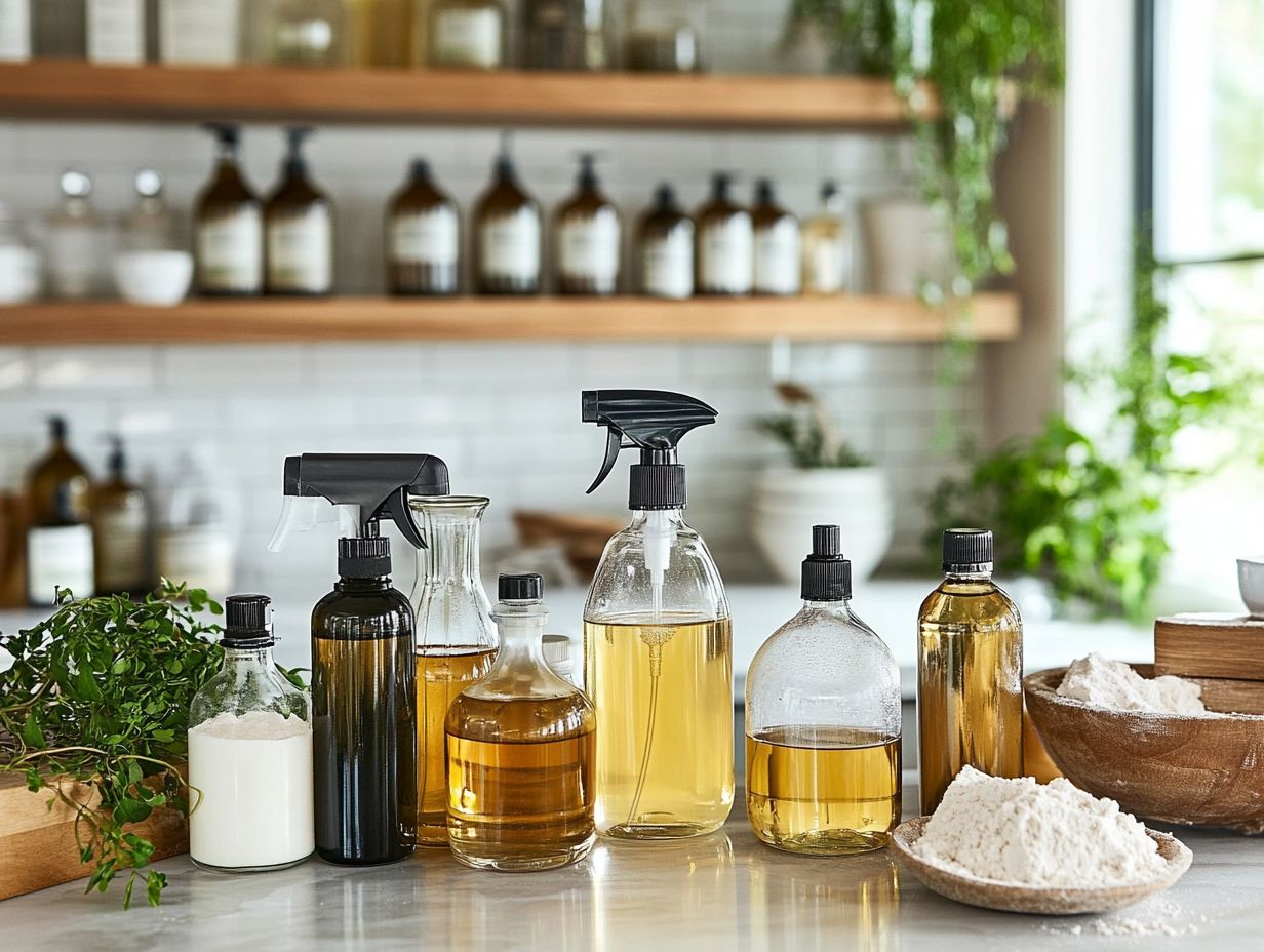 Visual guide to the shelf life of homemade cleaners