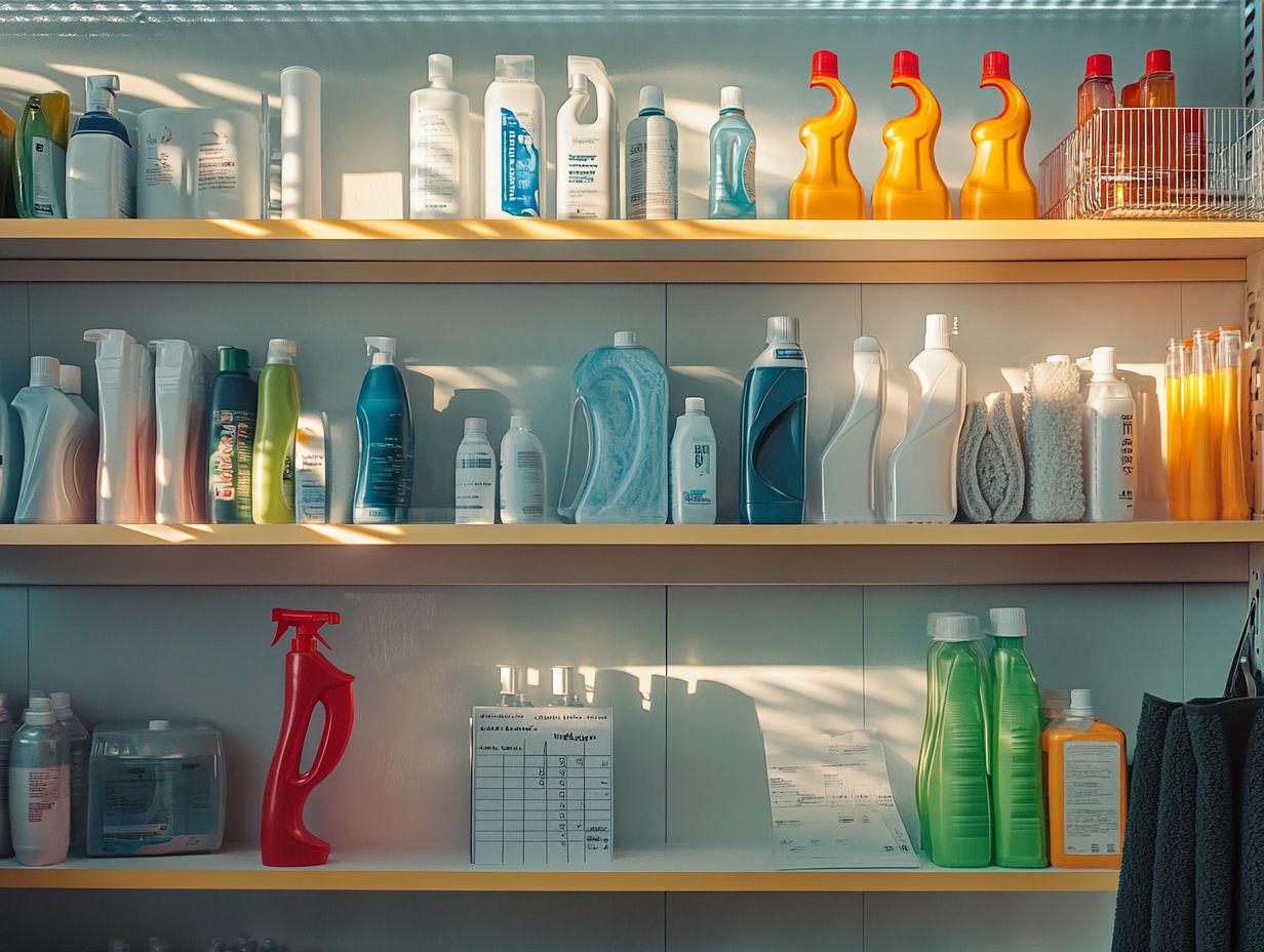 Visual Guide: Creating a Cleaning Supply Inventory for Your Home